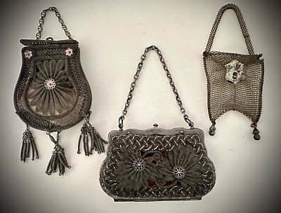 Iron wire purses (a magnet will stick)