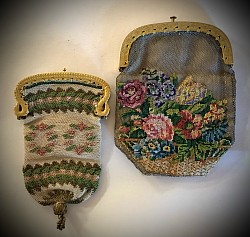 Misers coin purses with fiber & metal