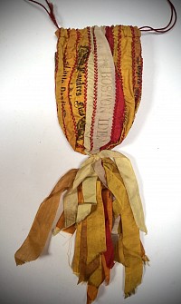 A Rare Silk Cigar Band Ribbon Purse