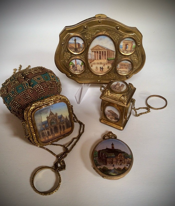 The epitome of travel in the Victorian age of the ‘Grand Tour’ souvenir purses and bags